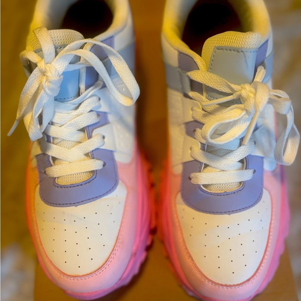 Colorful Lace-Up Sneakers